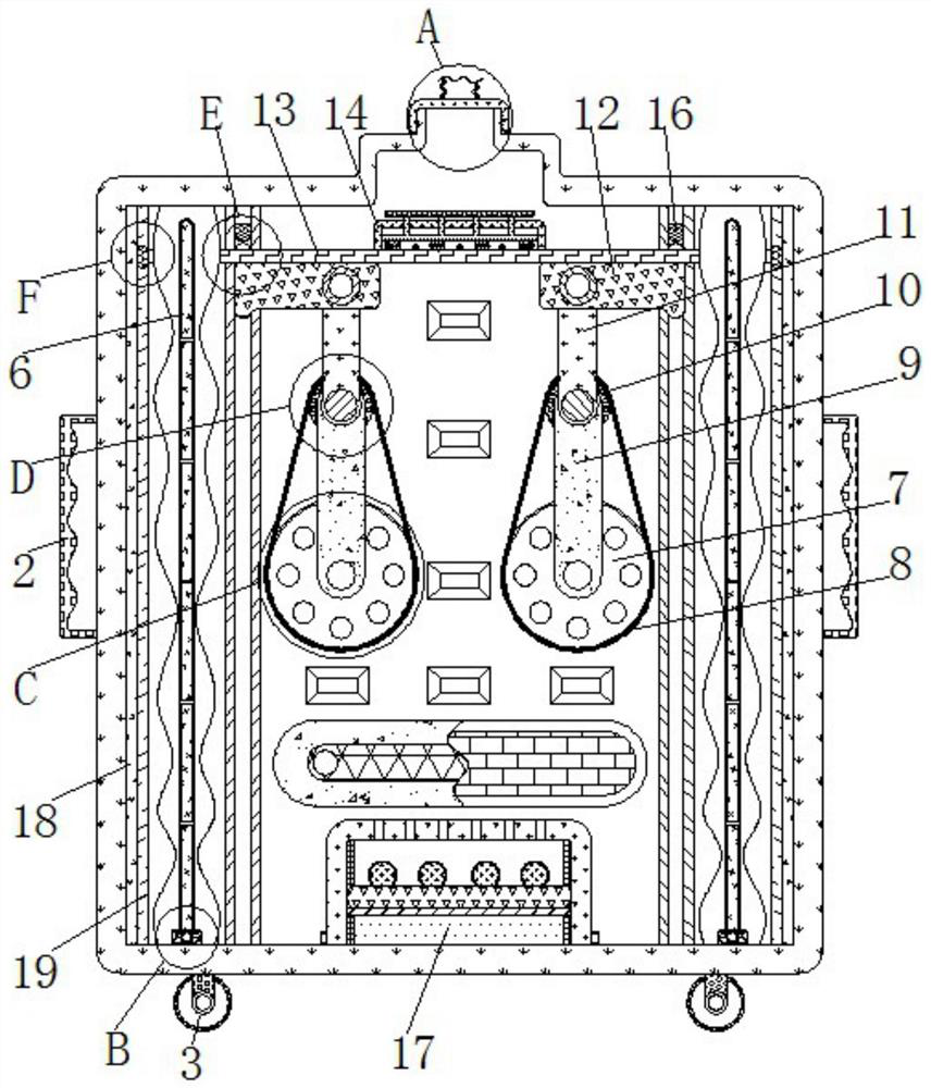 A car lubricating oil recovery device with automatic suction function