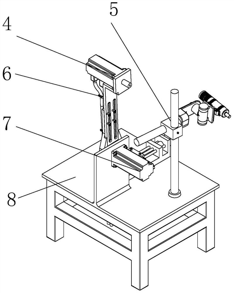 Industrial robot built-in wire harness wear and accelerated wear test method and device