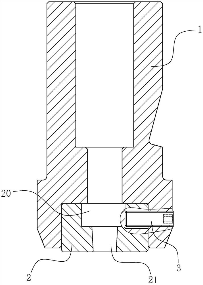 Cold heading die structure capable of adjusting direction of forming cavity