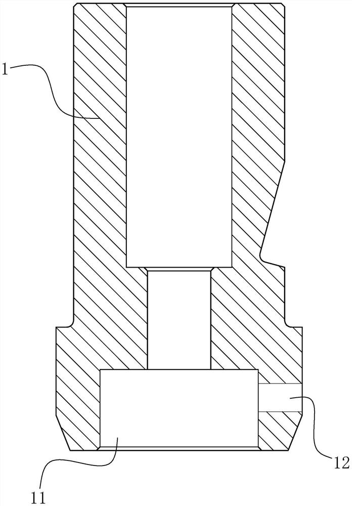 Cold heading die structure capable of adjusting direction of forming cavity