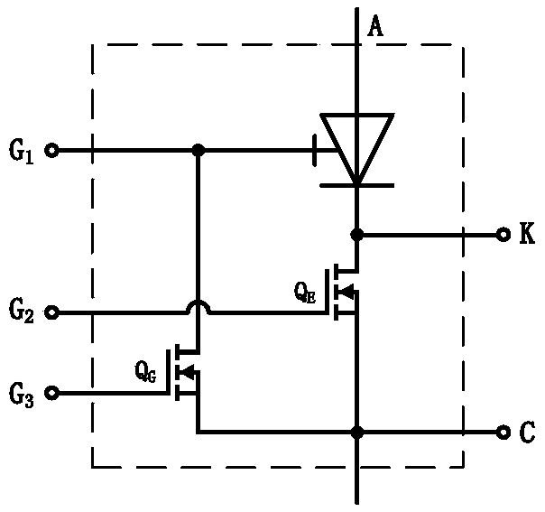 Press fitting structure applied to pressure welding type MOSFETs