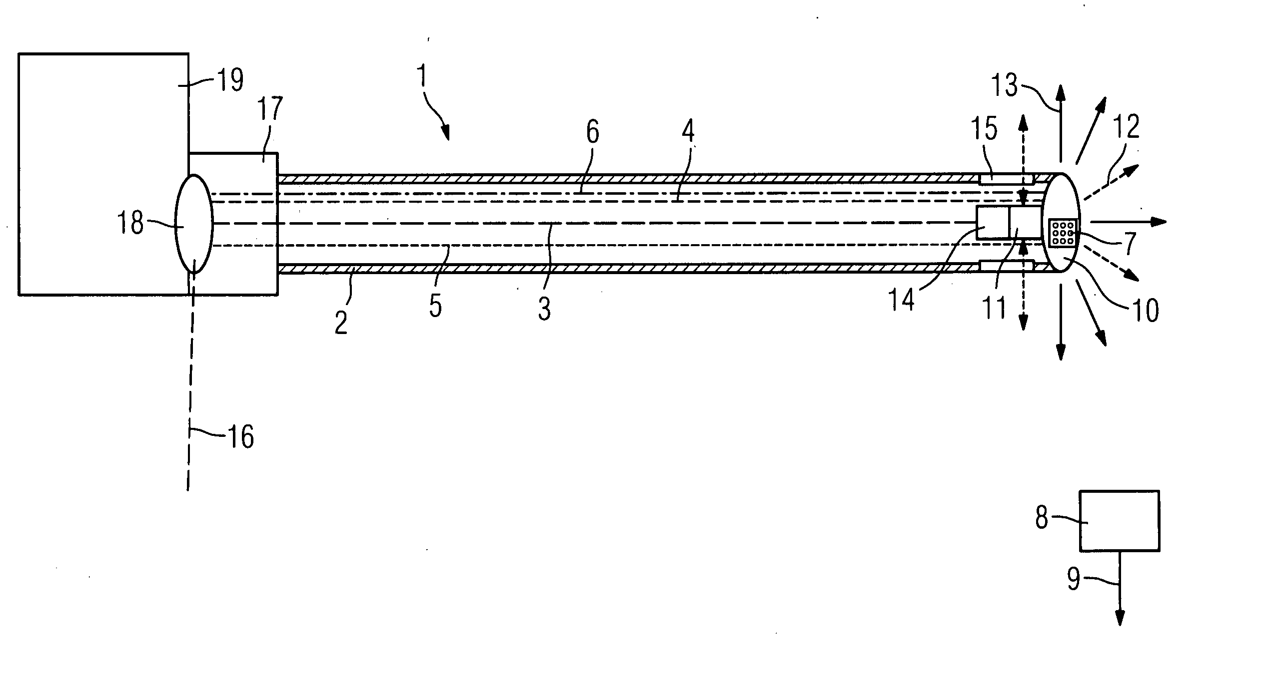 Catheter device with a position sensor system for treating a vessel blockage using image monitoring