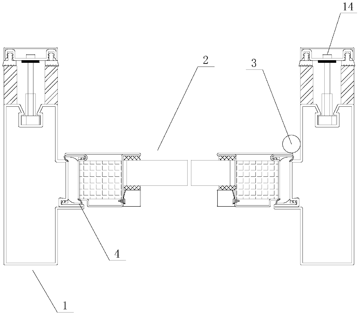 Heat-insulation fireproof door and window system