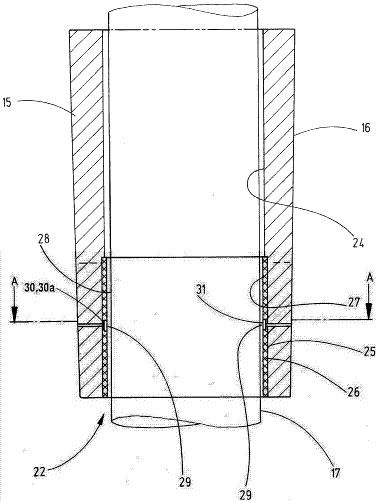 Bearing for supporting a shaft, in particular a rudder shaft, or a rudder blade, electronic bearing clearance measuring device, rudder comprising a bearing for supporting a shaft or a rudder blade, and method for measuring wear of a bearing for supporting a shaft or a rudder blade