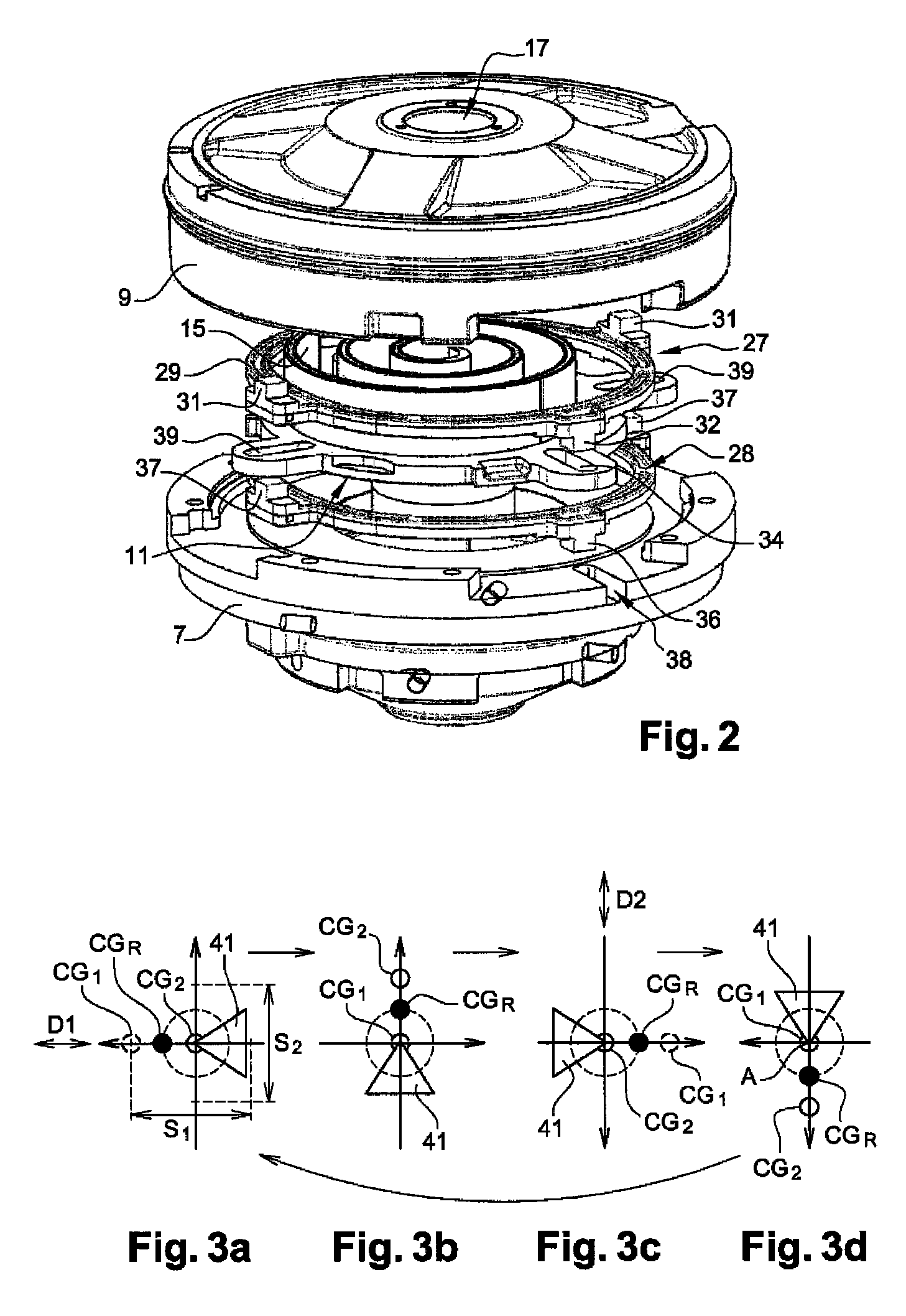 Scroll compressor having first and second oldham couplings