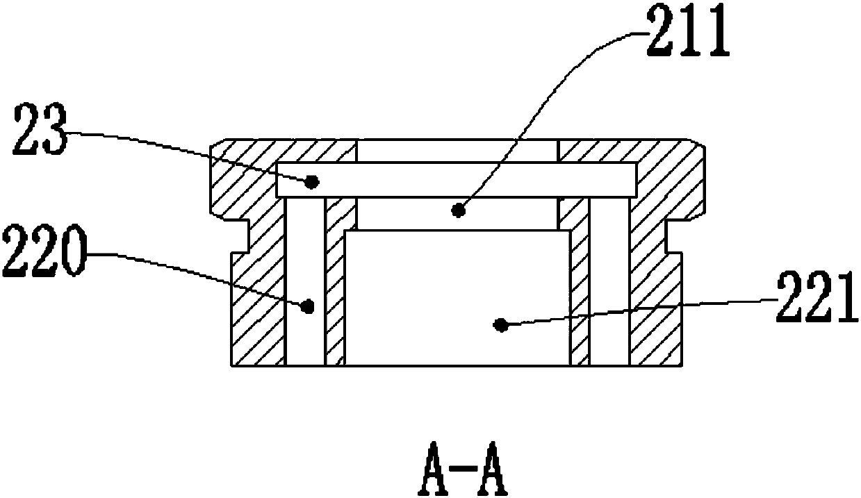 Water spray nozzle for linear cutting machine