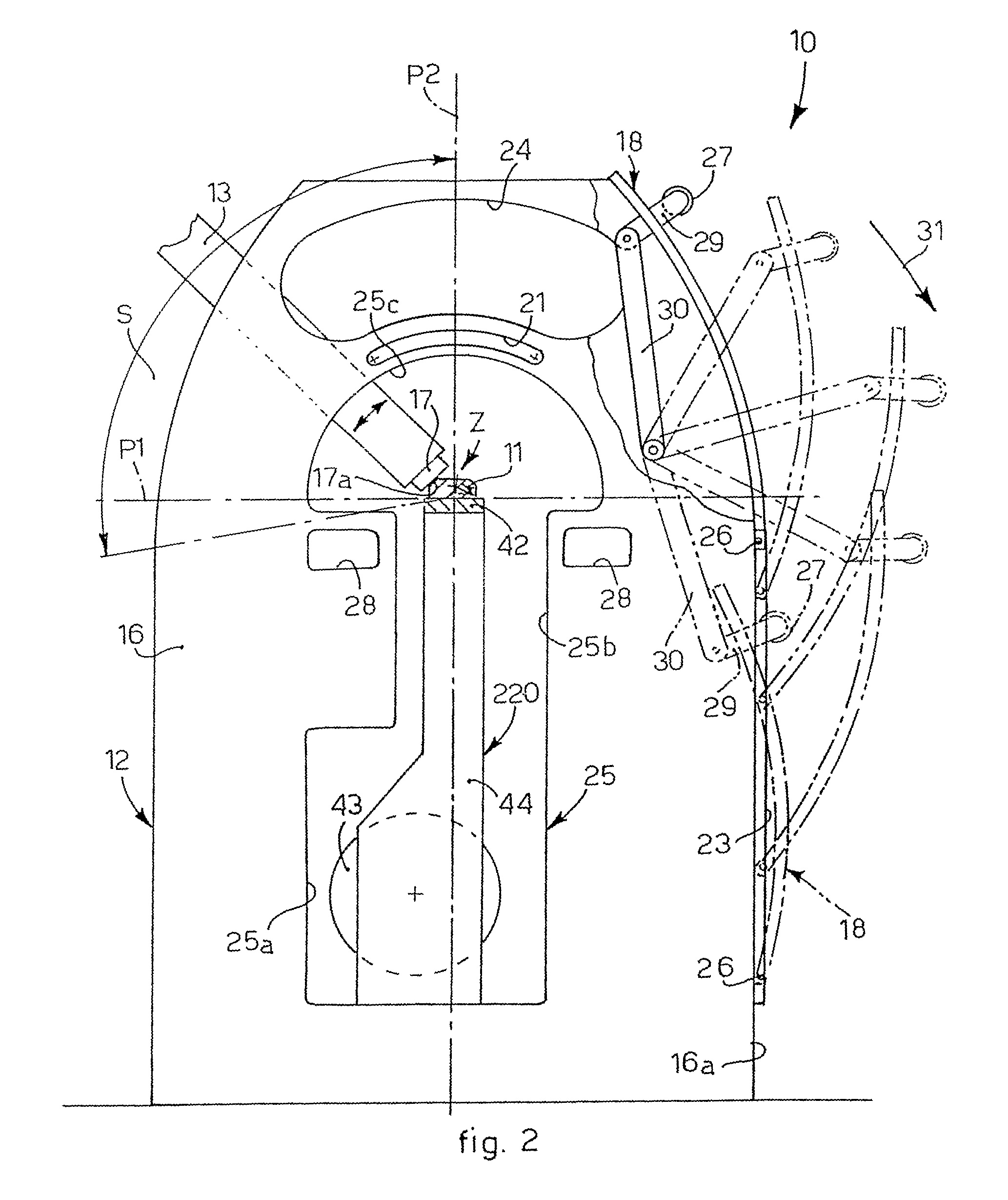 Machine for finishing an object such as a profiled element, a panel, or suchlike