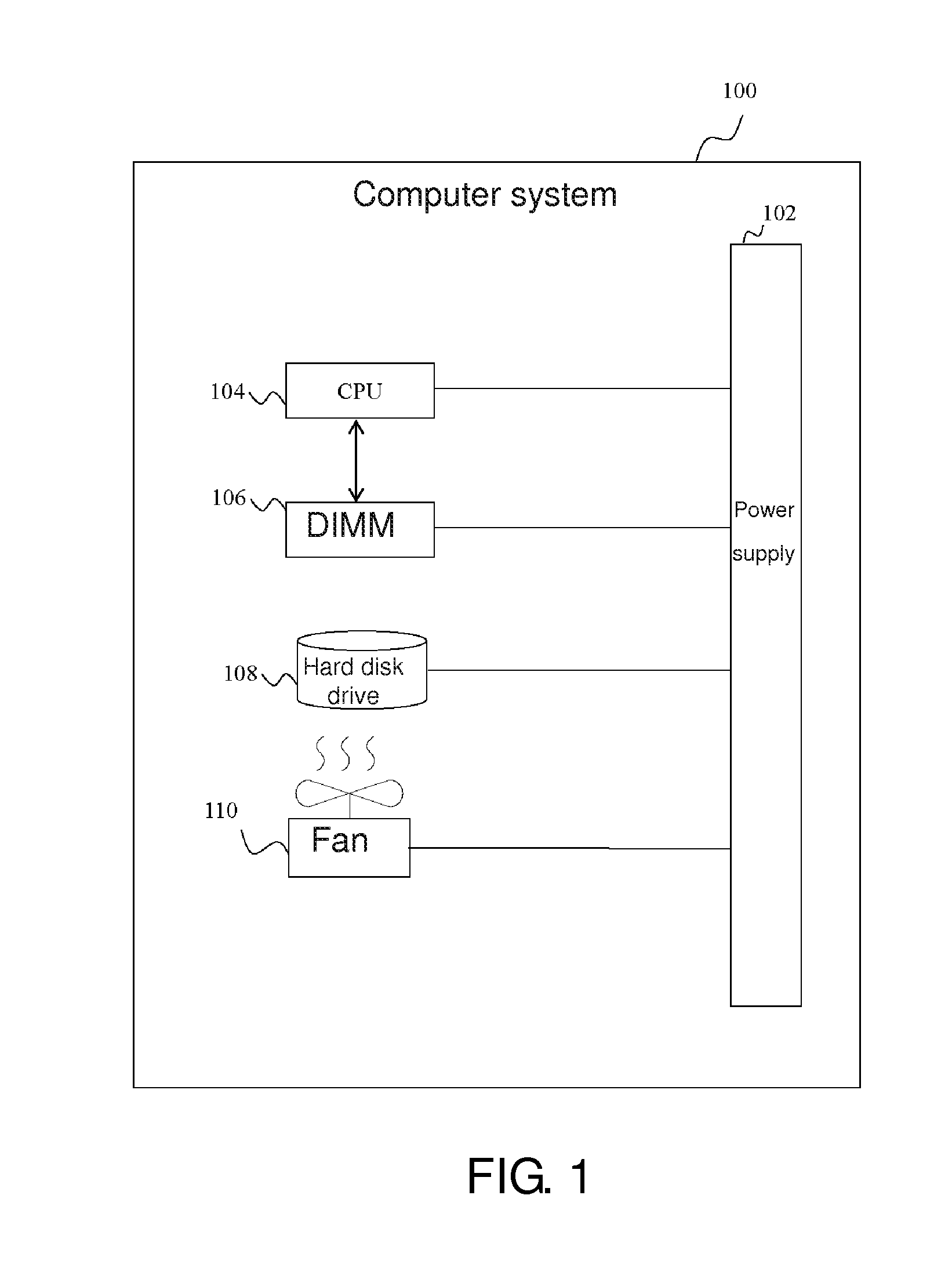 Primary memory module with record of usage history