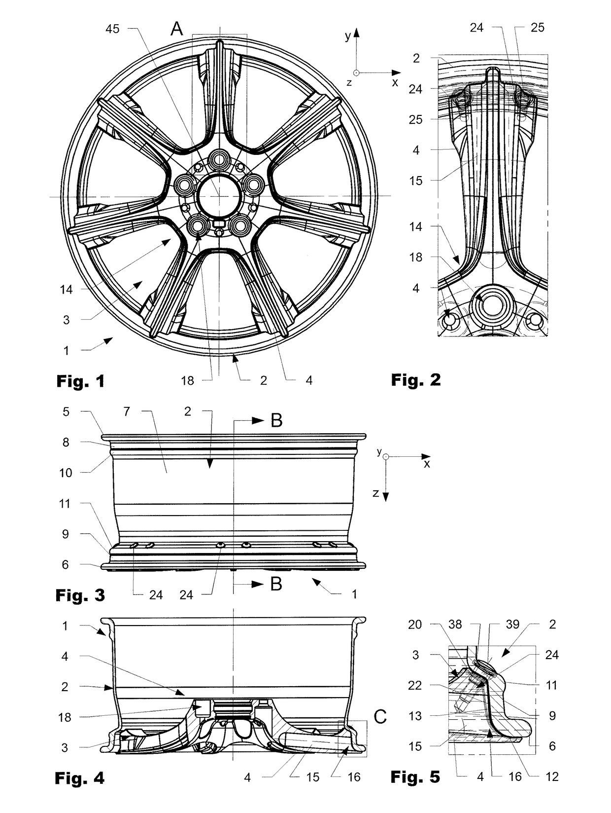 Wheel for a vehicle