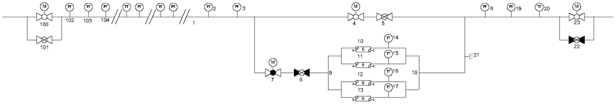 Shutdown gas ethane pipeline restart system and method