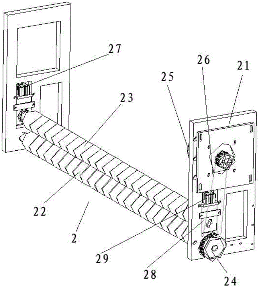Material storing and cutting pulling device for automatic slitting machine