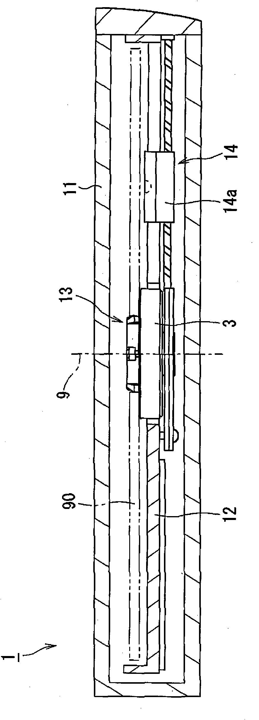 Motor and disk driving device