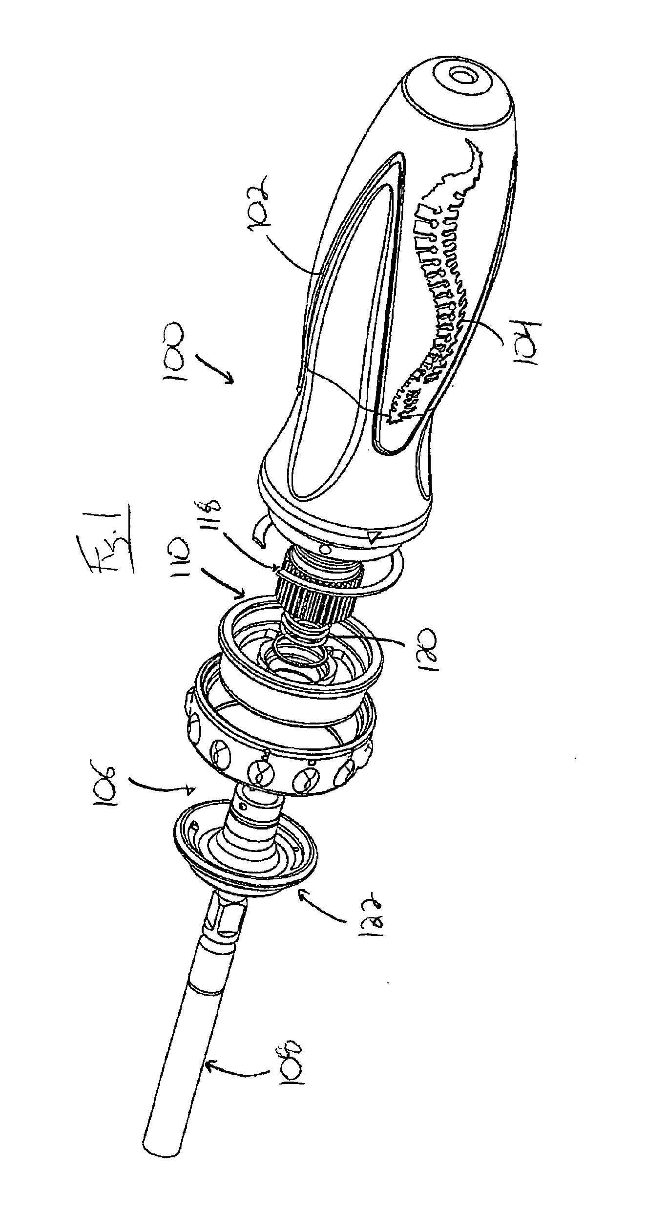 Shaft Securing Mechanism for a Tool