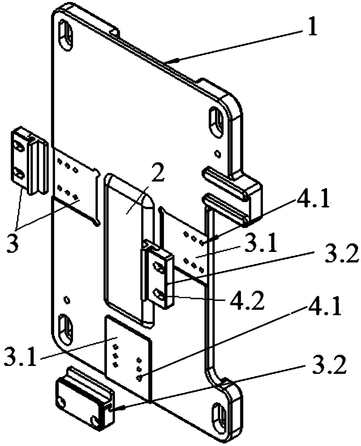 Universal type electronic screen positioning carrier