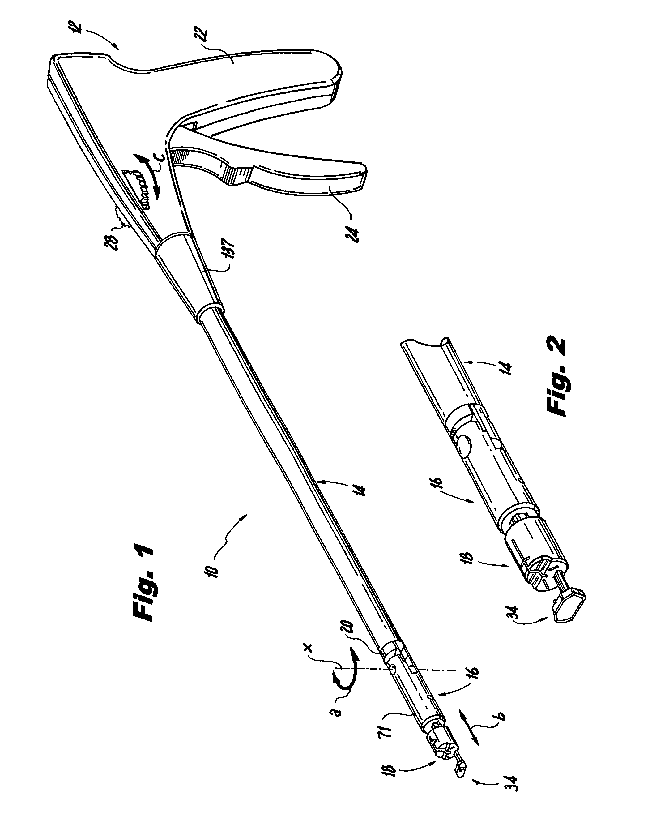 Apparatus for stapling and incising tissue