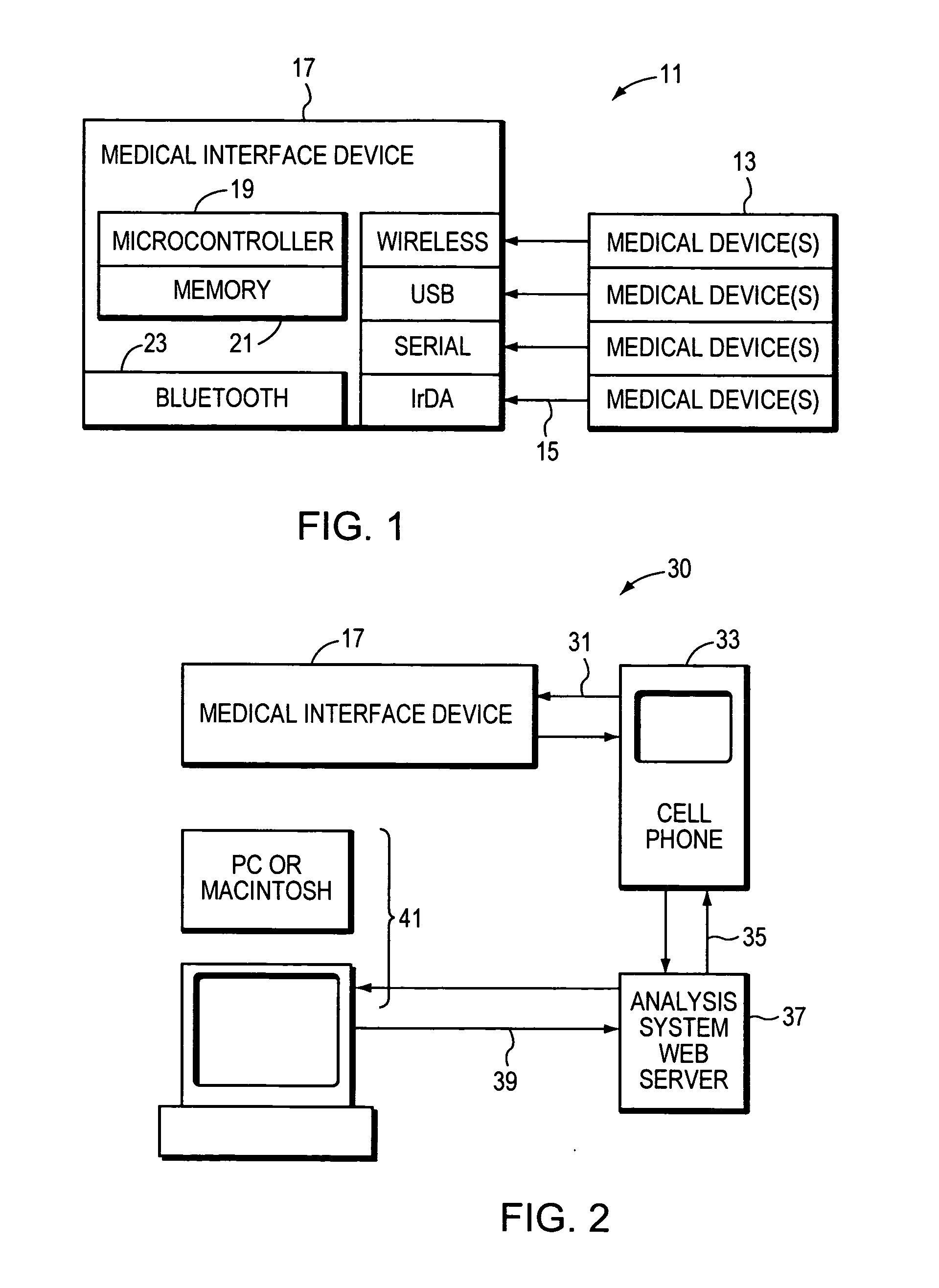 Monitoring and feedback wireless medical system and method
