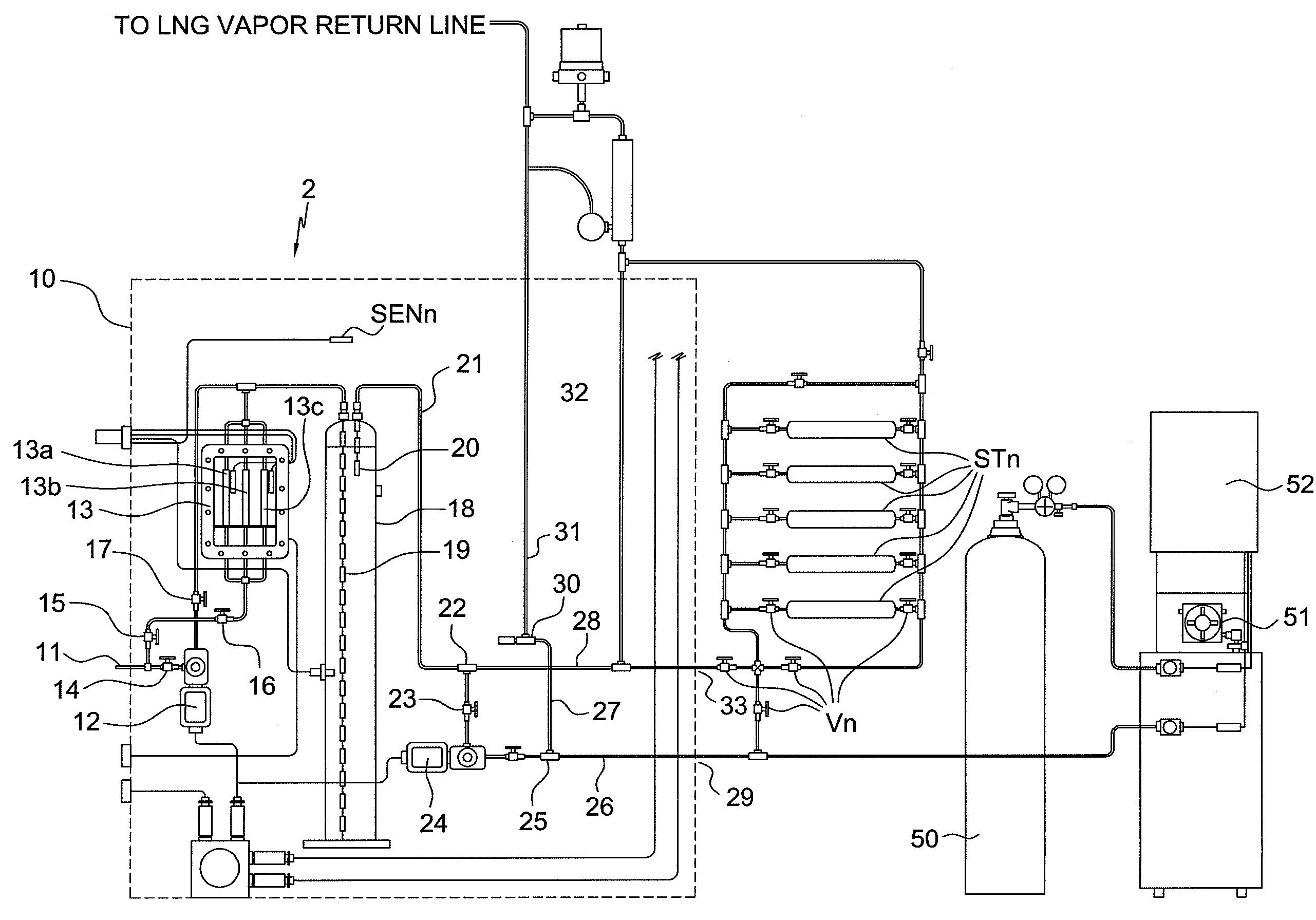 Liquid Gas Vaporization and Measurement System and Method