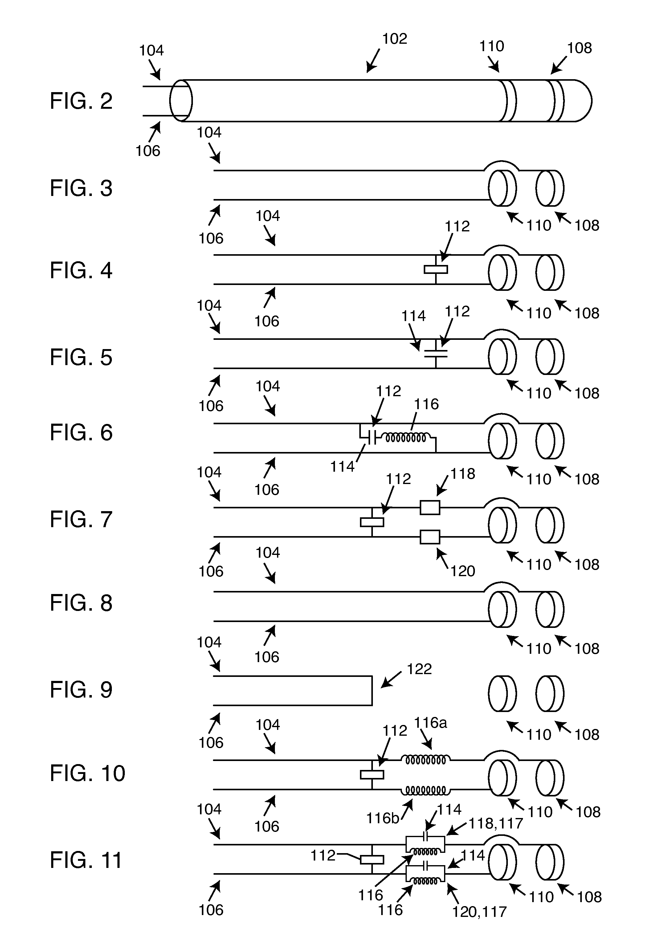 Frequency selective passive component networks for active implantable medical devices utilizing an energy dissipating surface