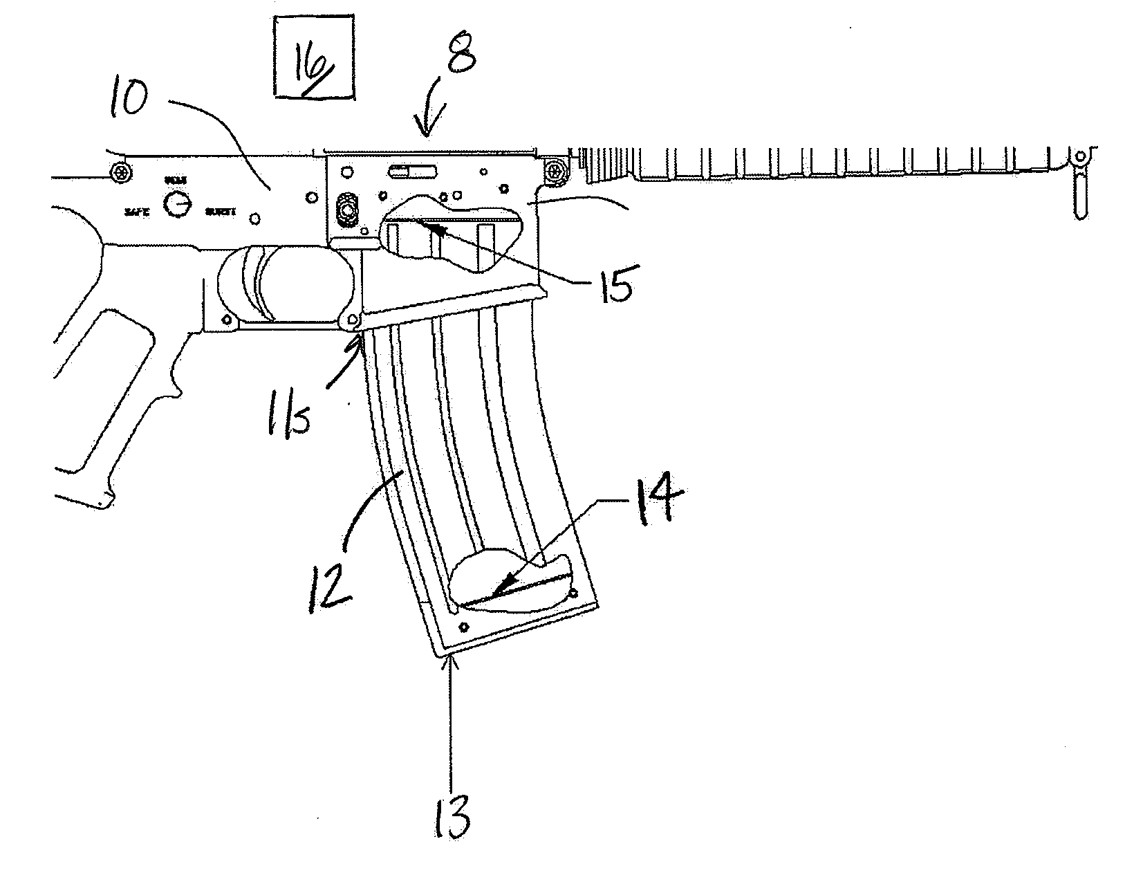 Tap sensor for weapon simulator