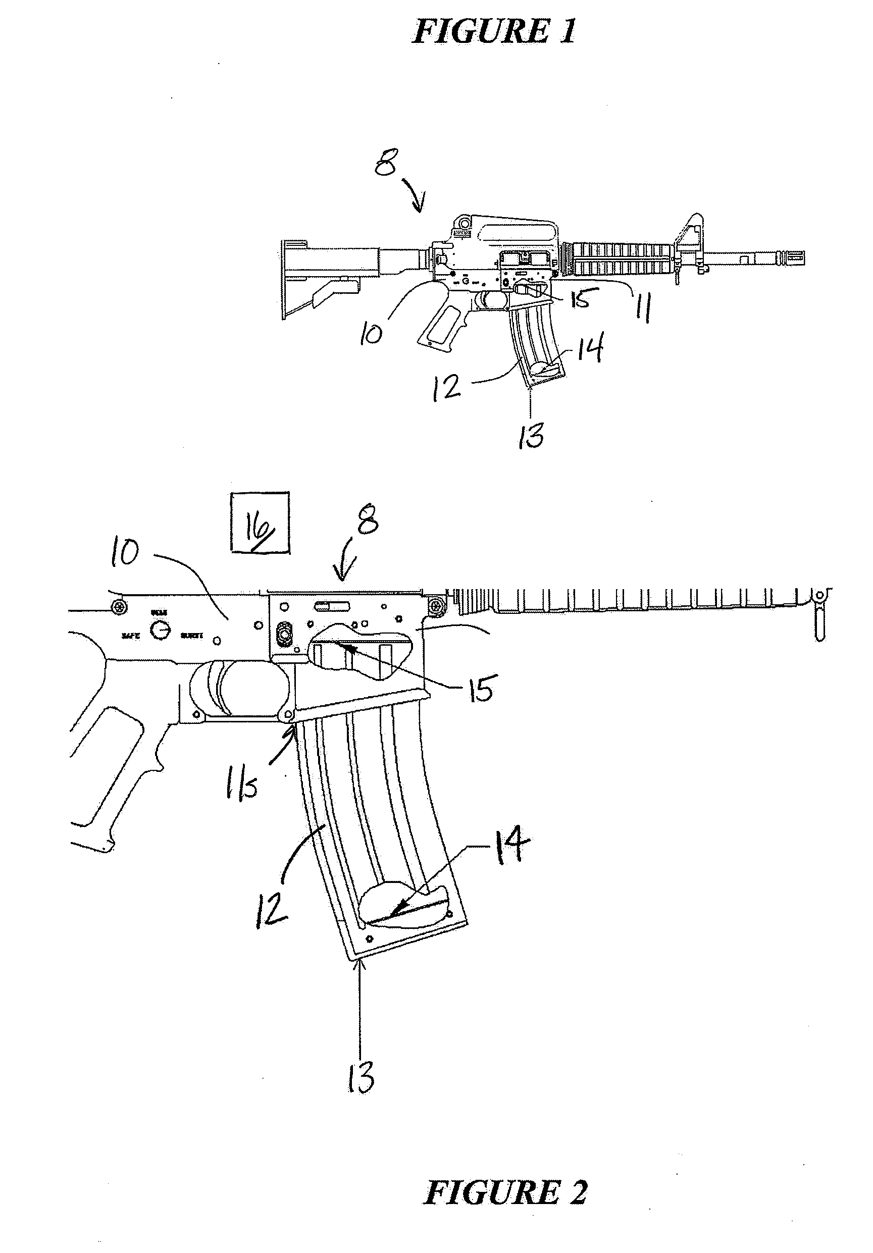 Tap sensor for weapon simulator