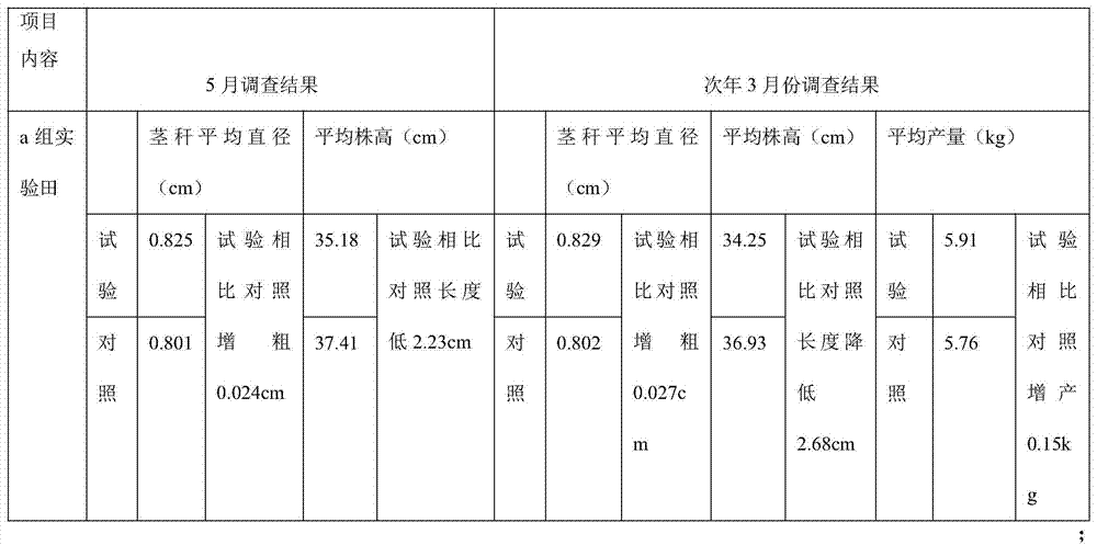 A compound preparation for controlling growth and resisting lodging of Chinese chives