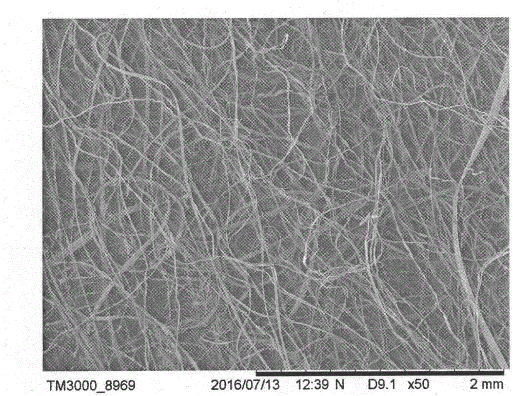 Method for preparing high-performance PTFE fiber paper