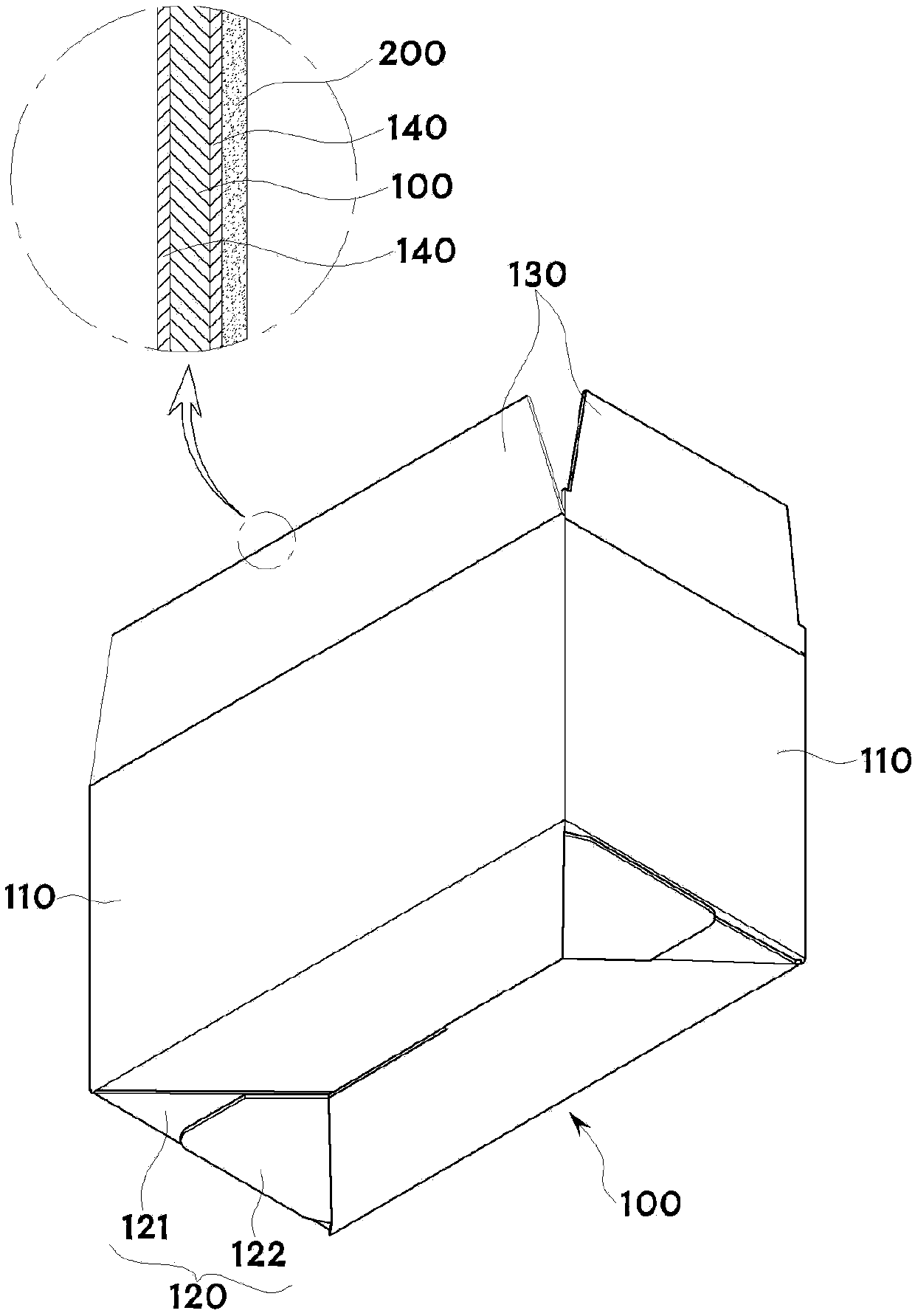 Packaging box having heat-retaining and cold-retaining functions