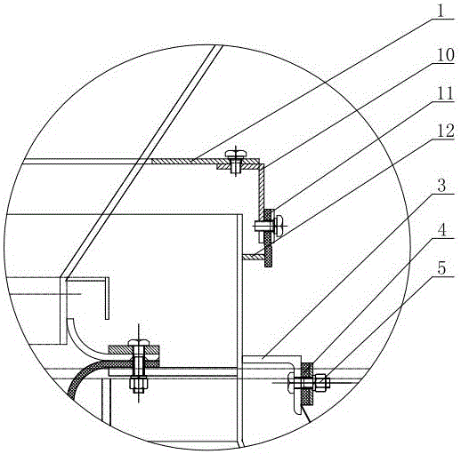 Blanking dust-proof chute tube device for ship loader