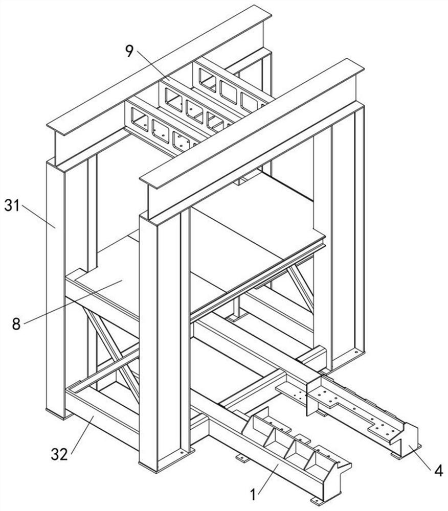 C-shaped inner rack rotation center debugging method and C-shaped inner rack mounting structure