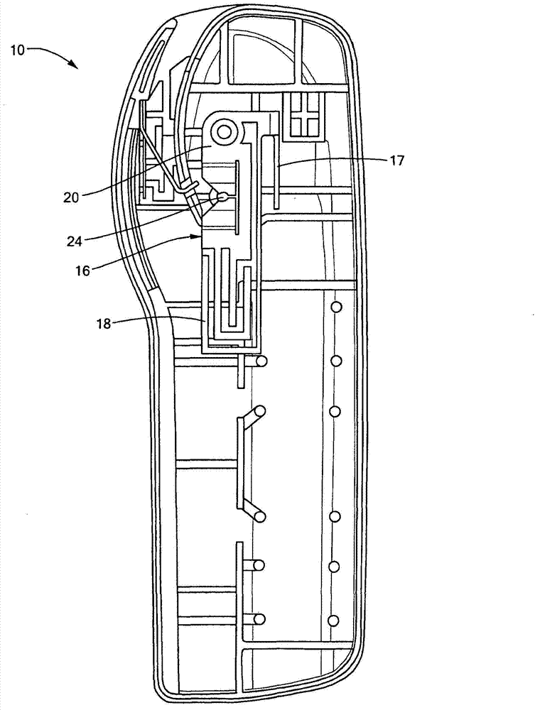 Security system tag having combined clamp and antenna