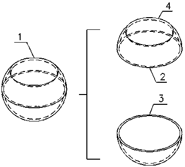 A steel structure drum-shaped welding ball positioning adjustment method