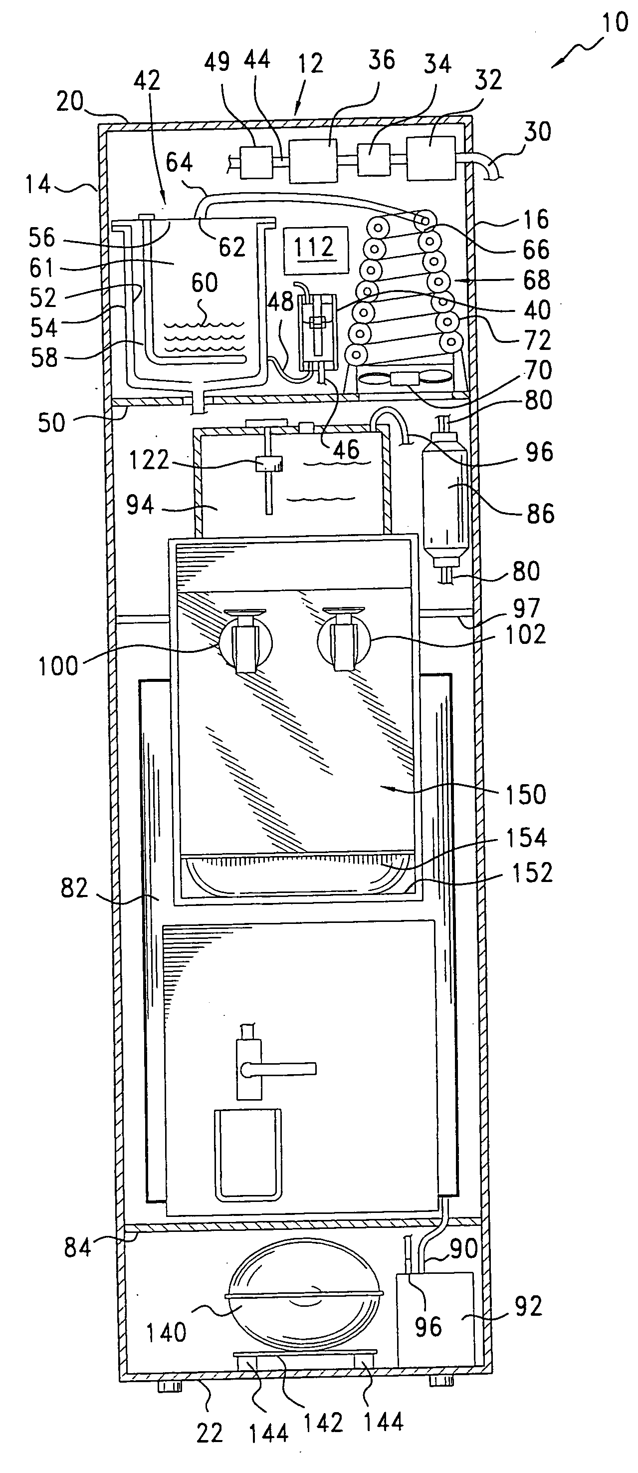 Point of use water purification method & apparatus