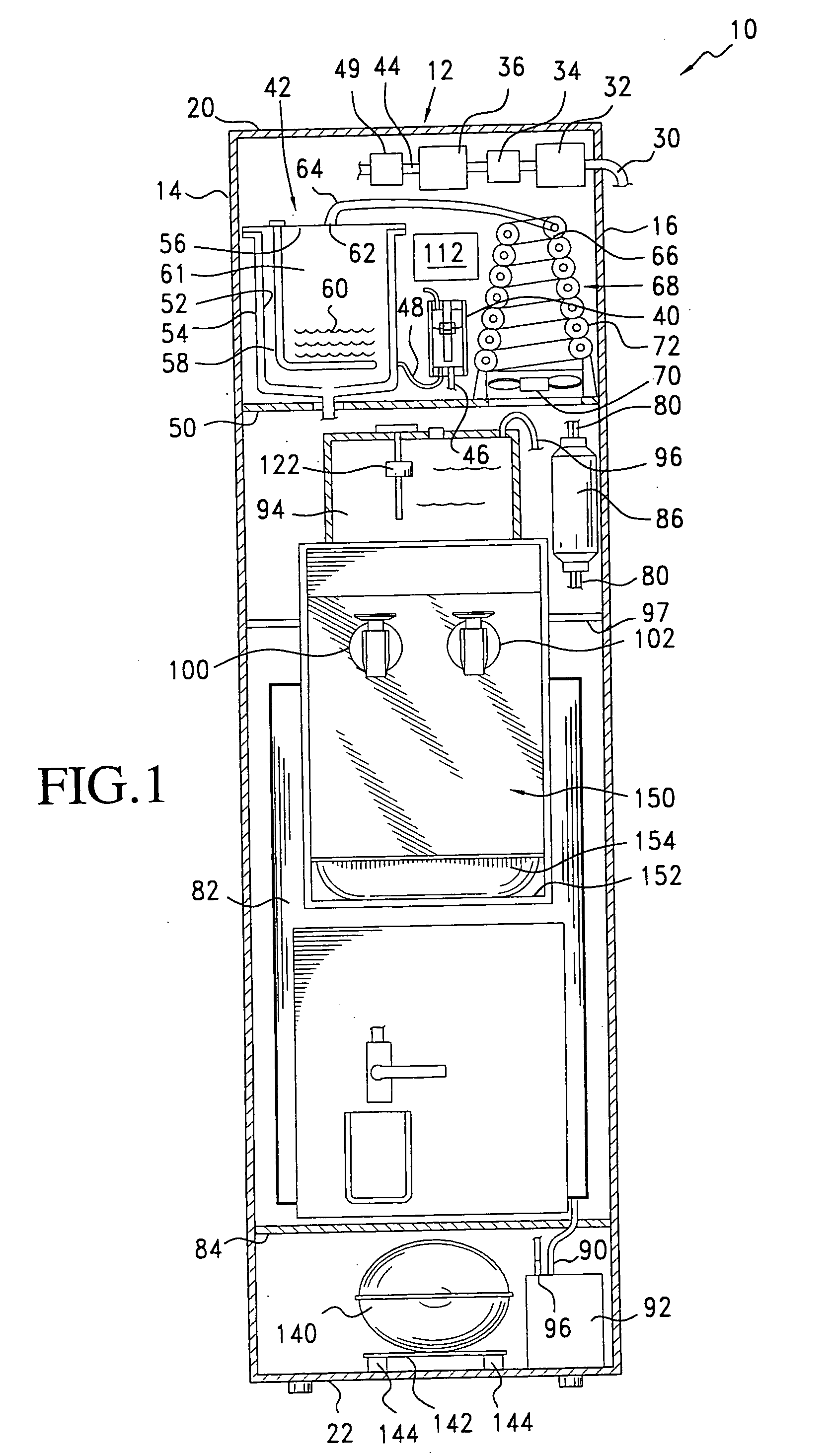 Point of use water purification method & apparatus