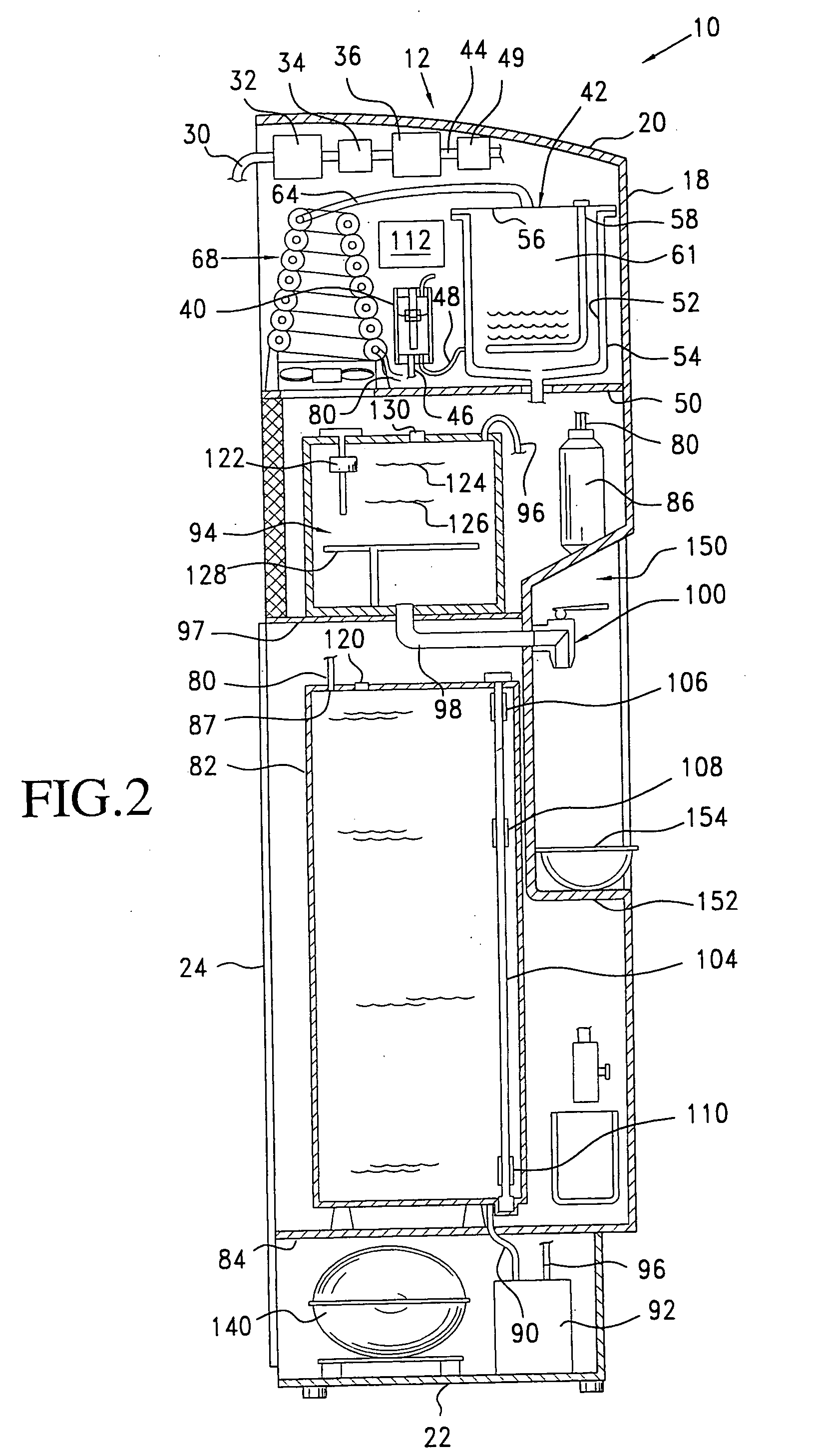 Point of use water purification method & apparatus