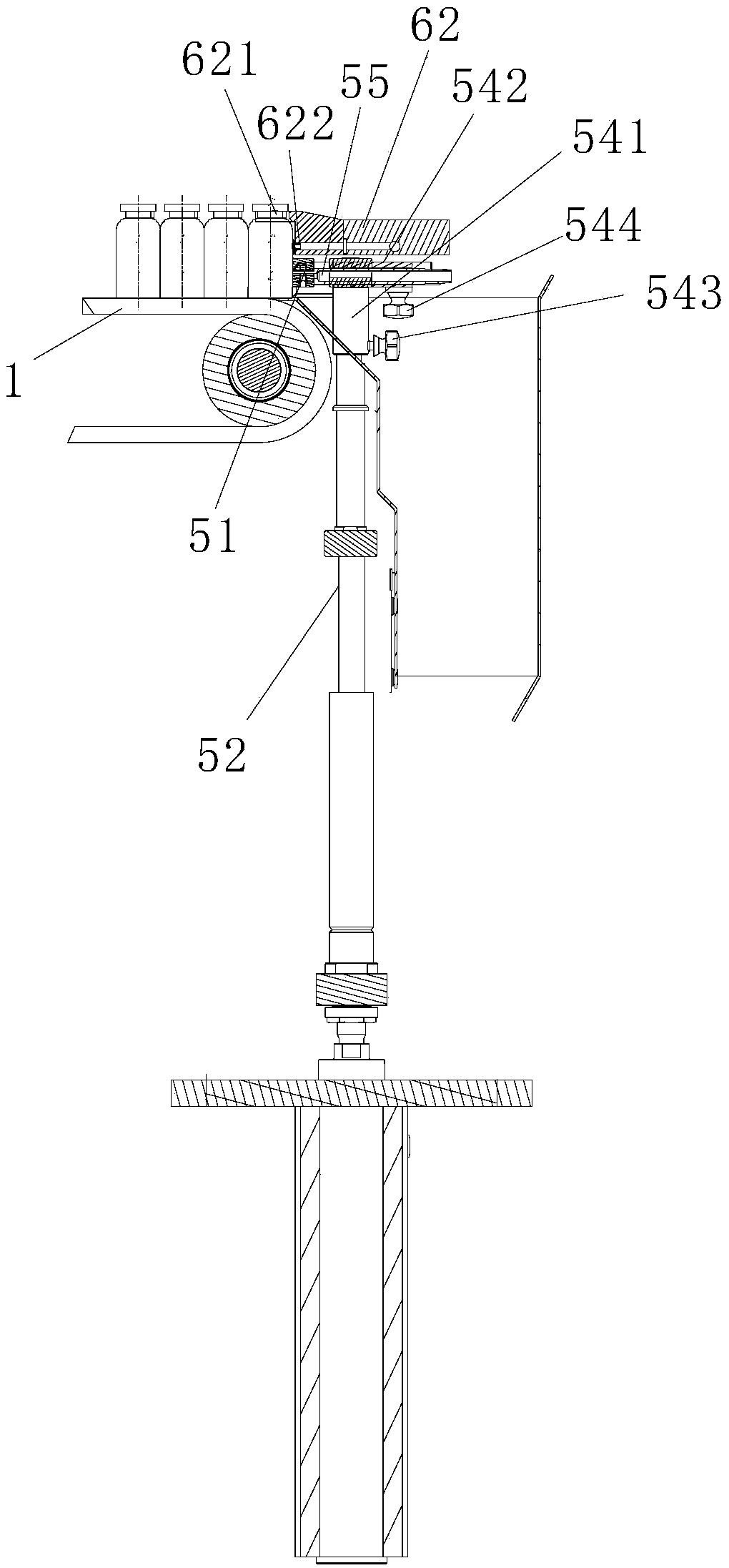 Bottle body transferring device and method