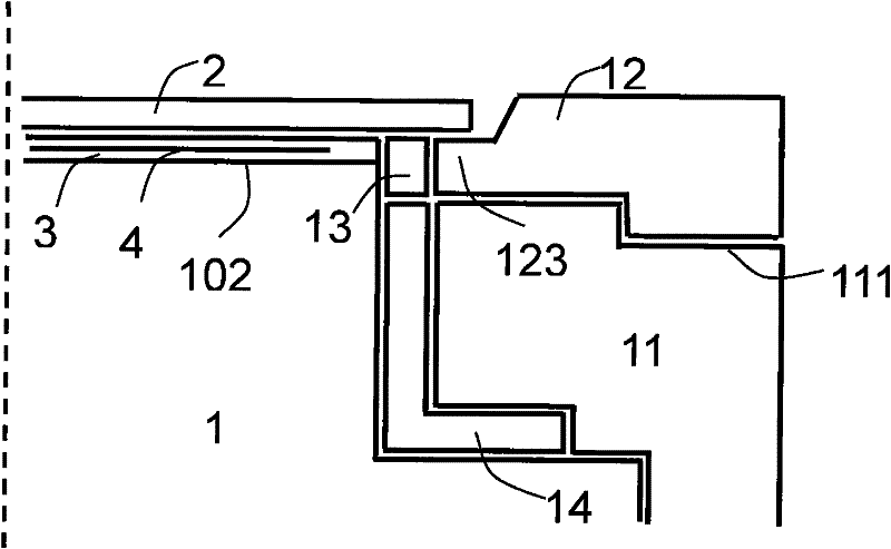 Device for reducing polymers at back side of substrate