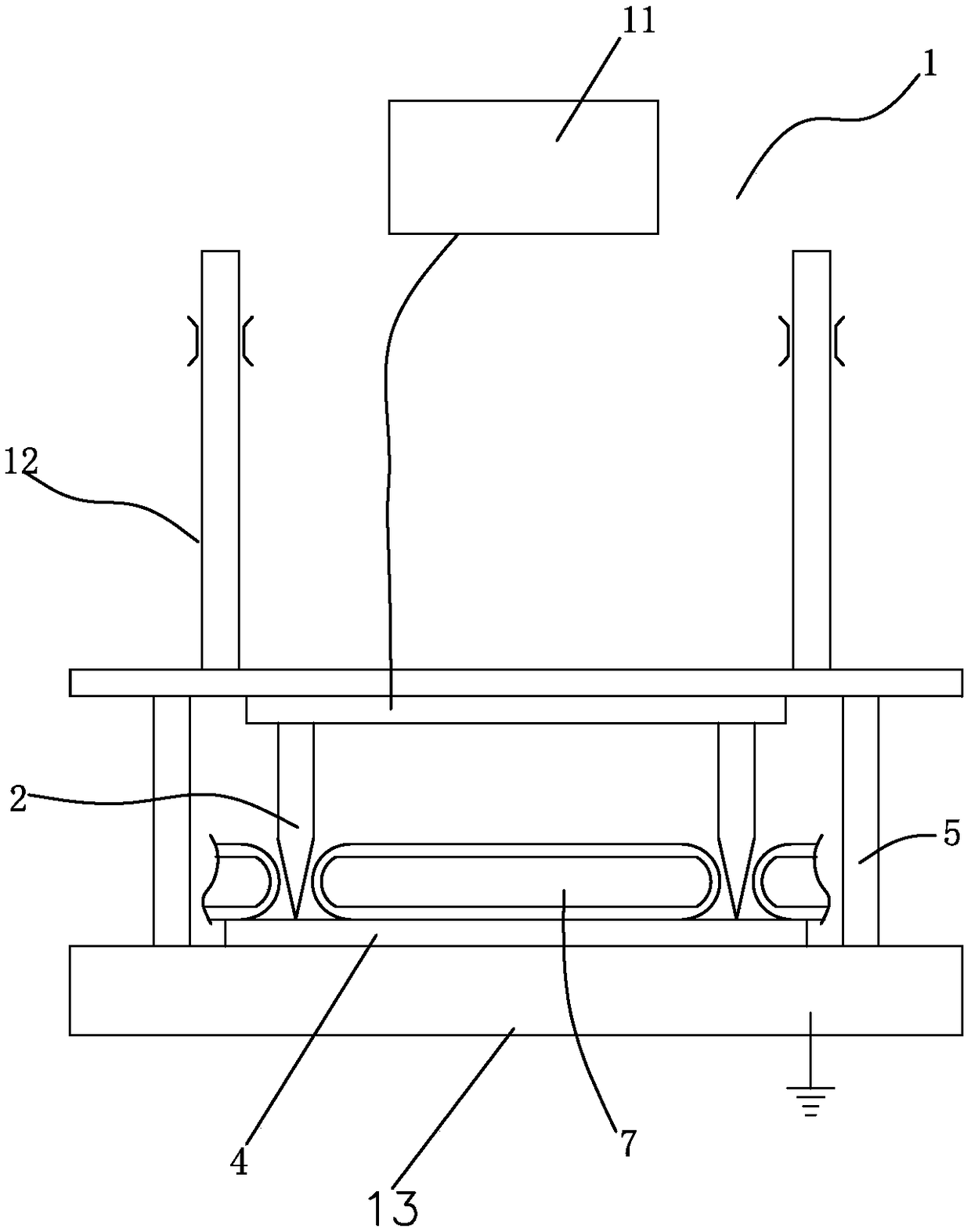 Two-layer and multi-layer flexible composite material fusion edge sealing and forming device