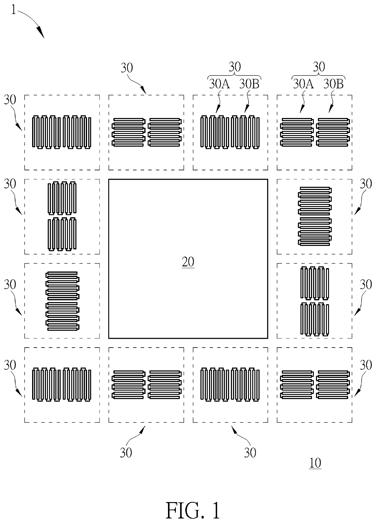 Semiconductor testkey pattern and test method thereof