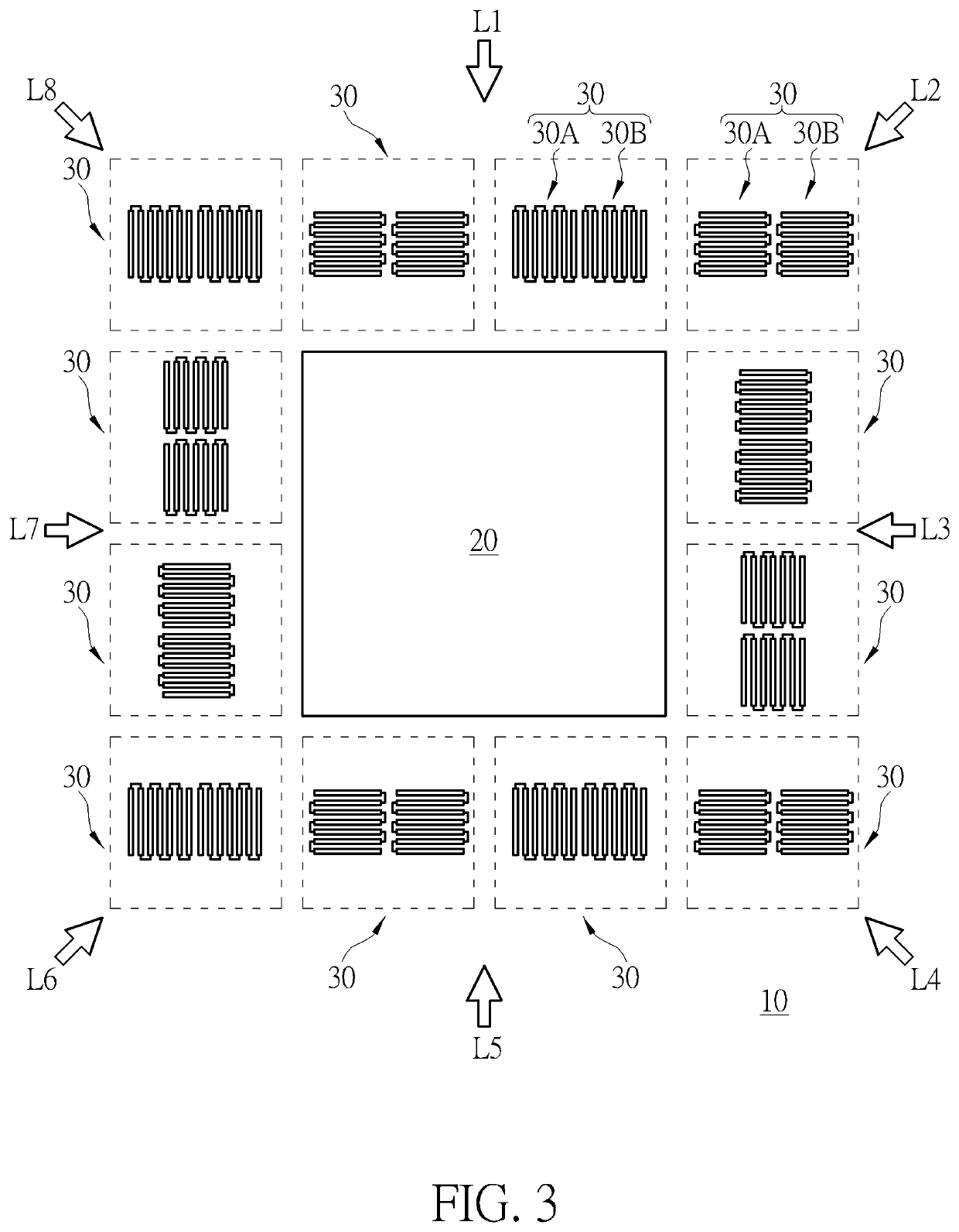 Semiconductor testkey pattern and test method thereof