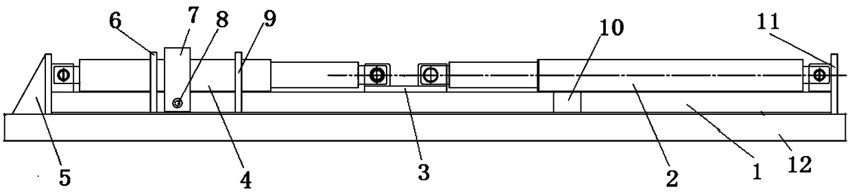 Oil cylinder removal device