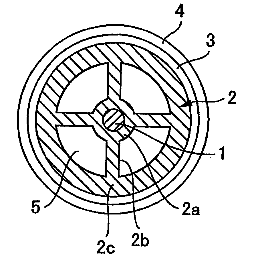Thin-diameter coaxial cable and method of producing the same