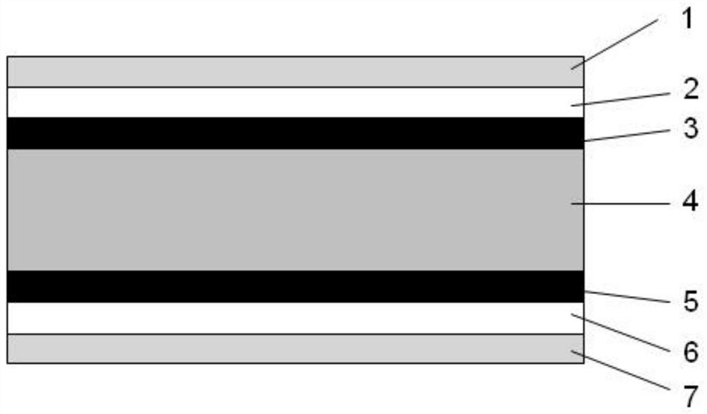 Polymer network liquid crystal dimming device