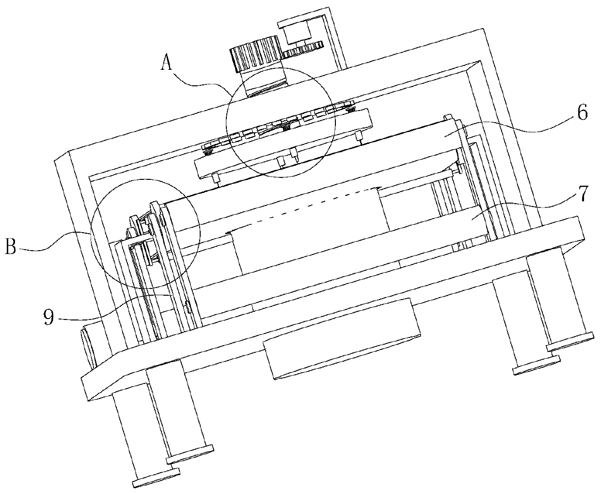 Intelligent die-cutting machine for preparing polyester plastic film sheets