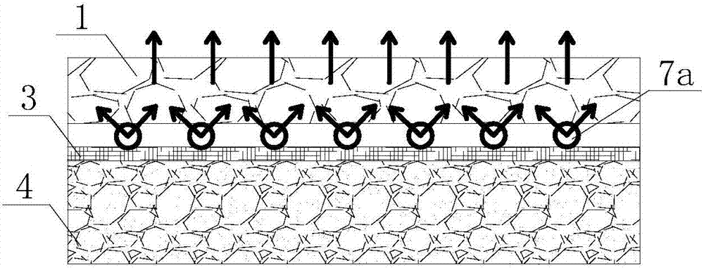 Dust removal and drainage macroporous asphalt pavement with graded crushed stone composite layer
