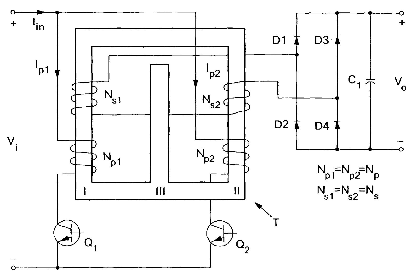 Integrated magnetic isolated two-inductor boost converter