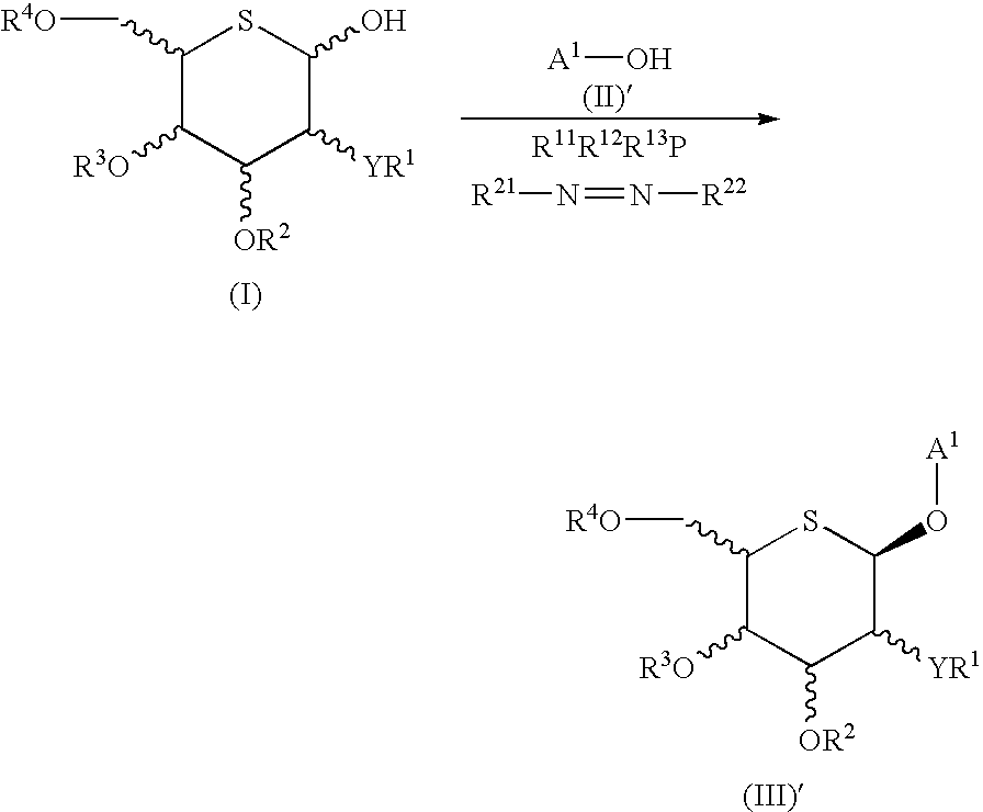 Process for selective production of aryl 5-thio-beta-d- aldohexopyranosides