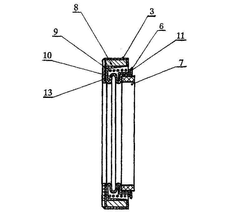 Pressure-bearing contact type shaft seal ring
