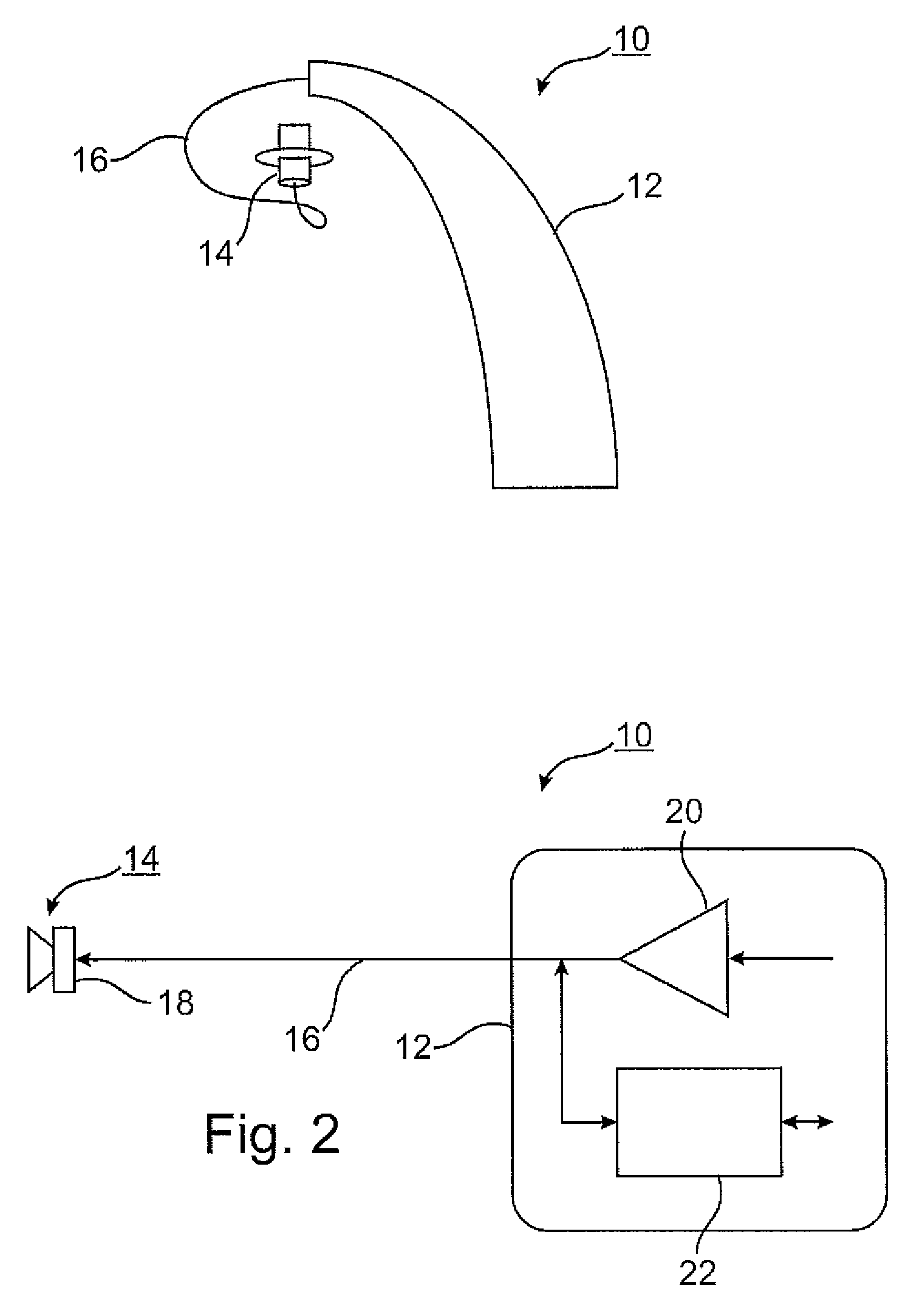 Hearing device and method for a wireless receiving and/or sending of data