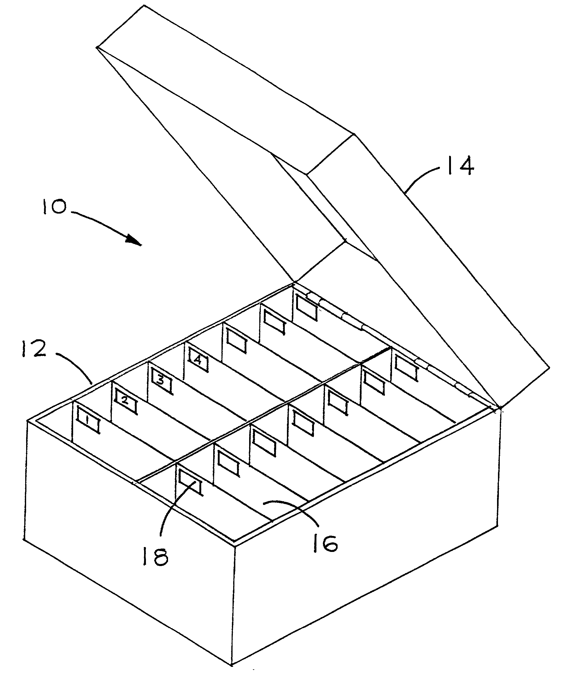 Apparatus for storing, identifying, and retrieving objects