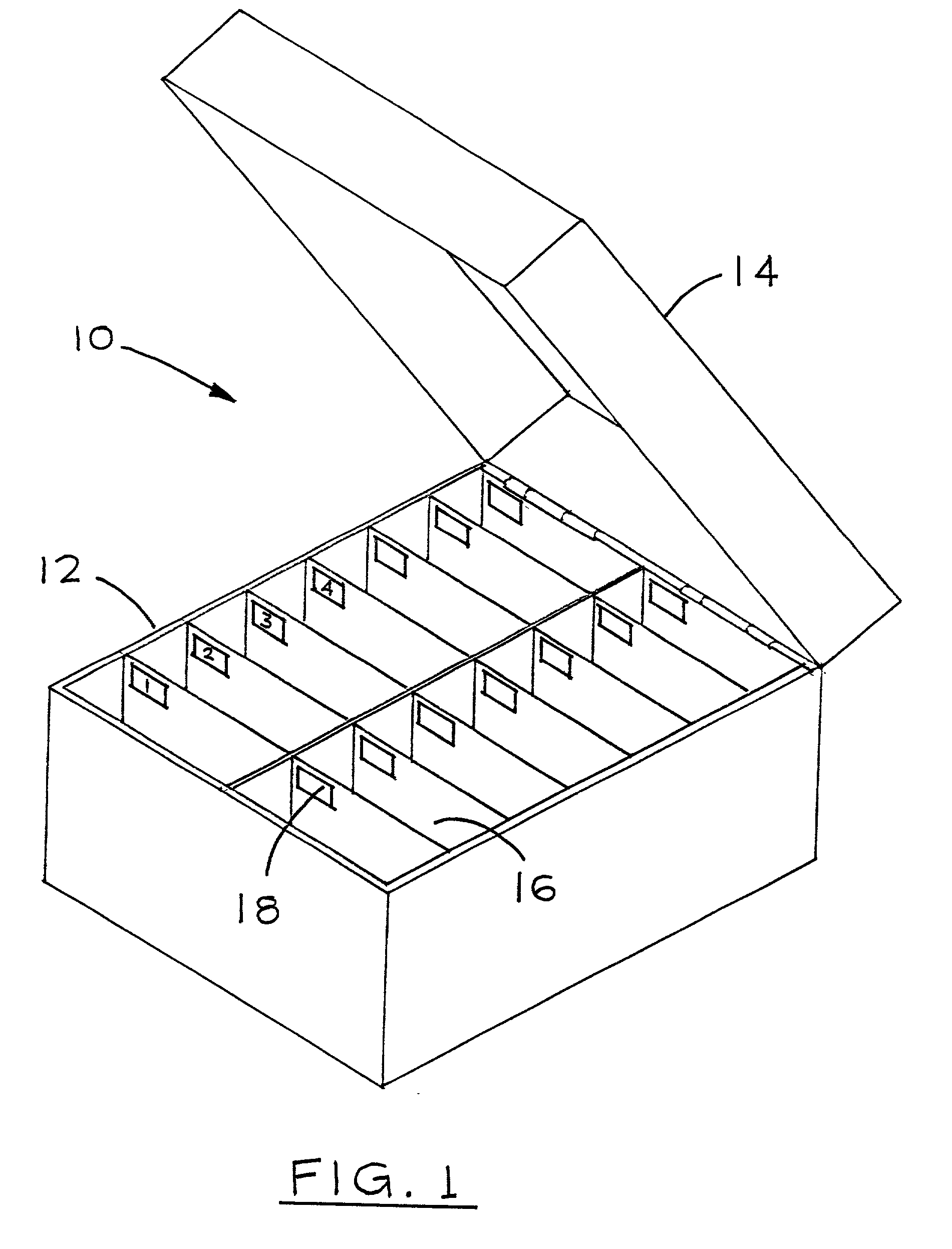Apparatus for storing, identifying, and retrieving objects